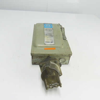 ITE F-351 30A Fusible Safety Disconnect Switch 600VAC 3-Pole
