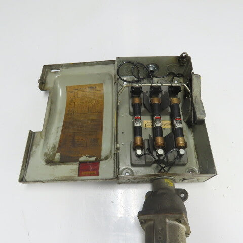 ITE F-351 30A Fusible Safety Disconnect Switch 600VAC 3-Pole