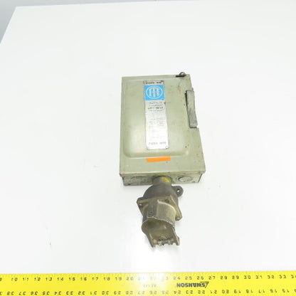 ITE F-351 30A Fusible Safety Disconnect Switch 600VAC 3-Pole