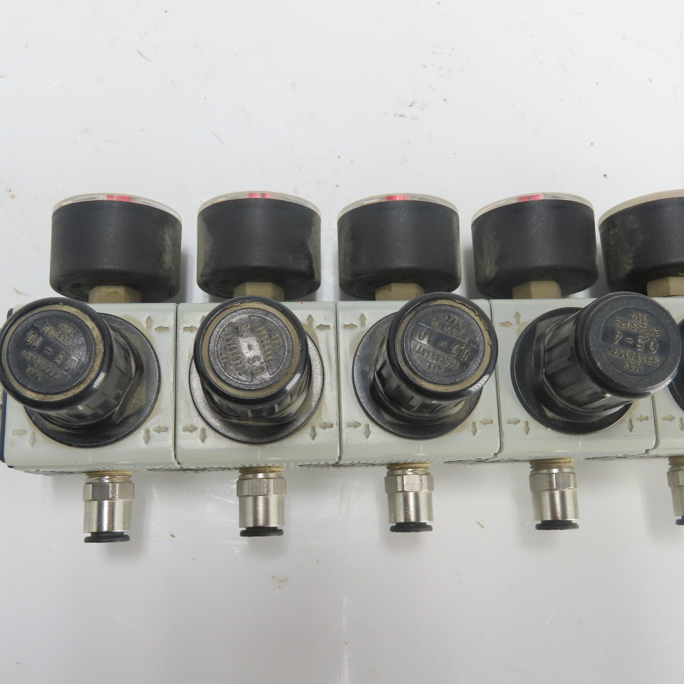 Numatics IMA 00.66 00 8-Way Pneumatic Pressure Regulator Distributor From IMA