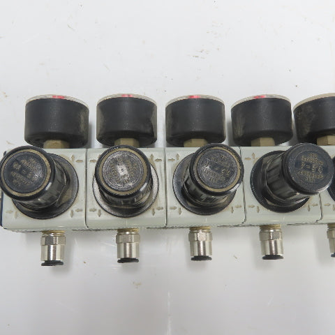 Numatics IMA 00.66 00 8-Way Pneumatic Pressure Regulator Distributor From IMA