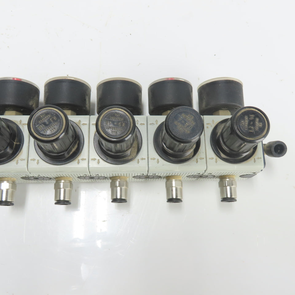 Numatics IMA 00.66 00 8-Way Pneumatic Pressure Regulator Distributor From IMA