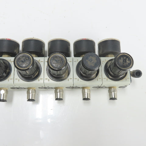 Numatics IMA 00.66 00 8-Way Pneumatic Pressure Regulator Distributor From IMA