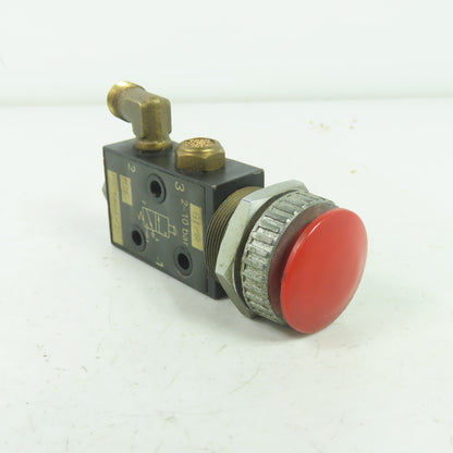PS/666E/1 Push Button Valve 2-10Bar G1/8 1/8" NPT