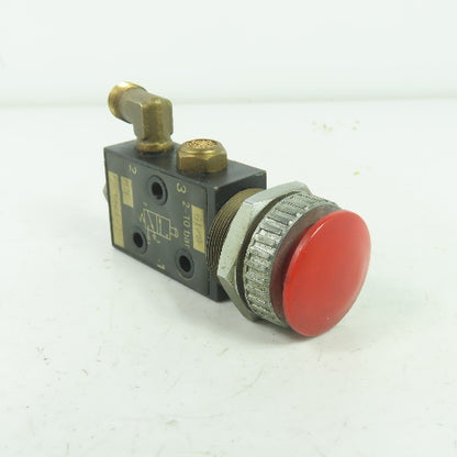 PS/666E/1 Push Button Valve 2-10Bar G1/8 1/8" NPT