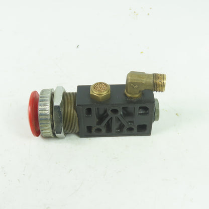 PS/666E/1 Push Button Valve 2-10Bar G1/8 1/8" NPT