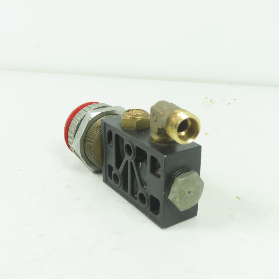 PS/666E/1 Push Button Valve 2-10Bar G1/8 1/8" NPT