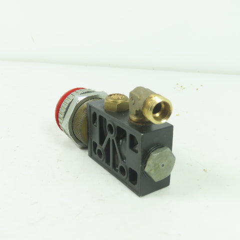 PS/666E/1 Push Button Valve 2-10Bar G1/8 1/8" NPT