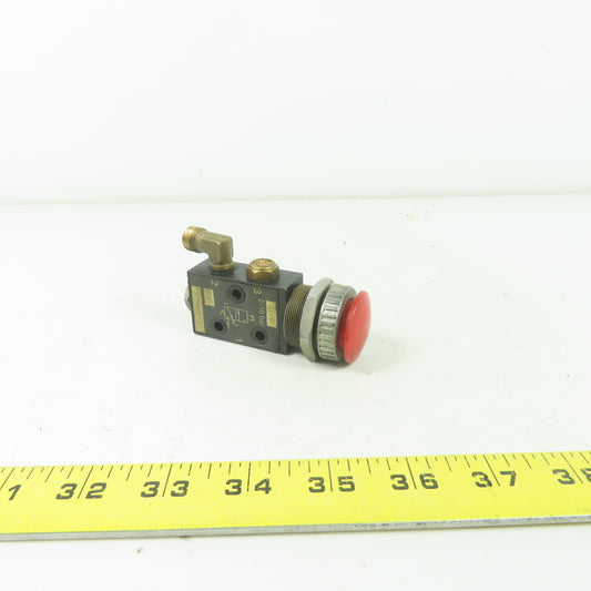 PS/666E/1 Push Button Valve 2-10Bar G1/8 1/8" NPT