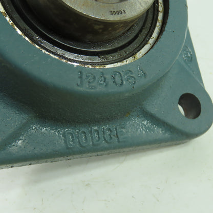 Dodge 124064 4-Bolt Flange-Mount Ball Bearing 1-7/16" Bore