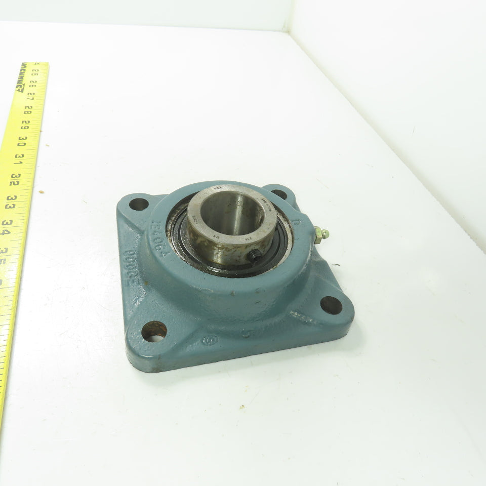 Dodge 124064 4-Bolt Flange-Mount Ball Bearing 1-7/16" Bore