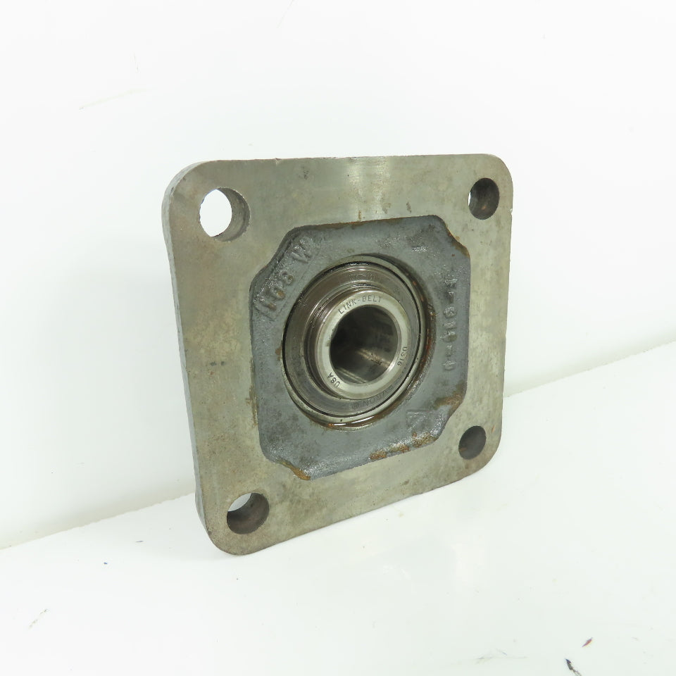 Link Belt F-U316 4-Bolt Flange-Mount Ball Bearing 1" Bore