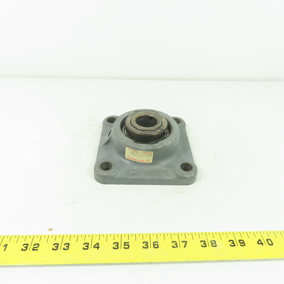 Link Belt F-U316 4-Bolt Flange-Mount Ball Bearing 1" Bore