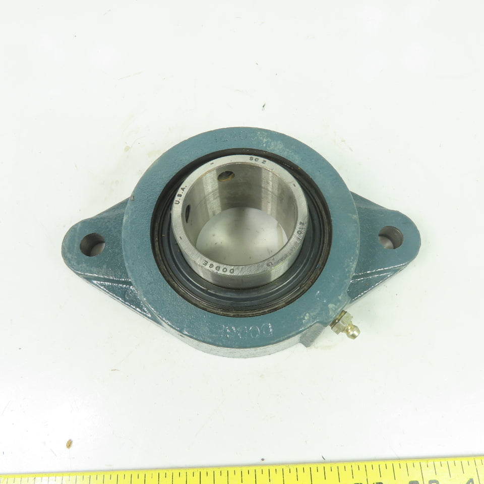 Dodge 124057 2-Bolt Flange-Mount Ball Bearing 2" Bore