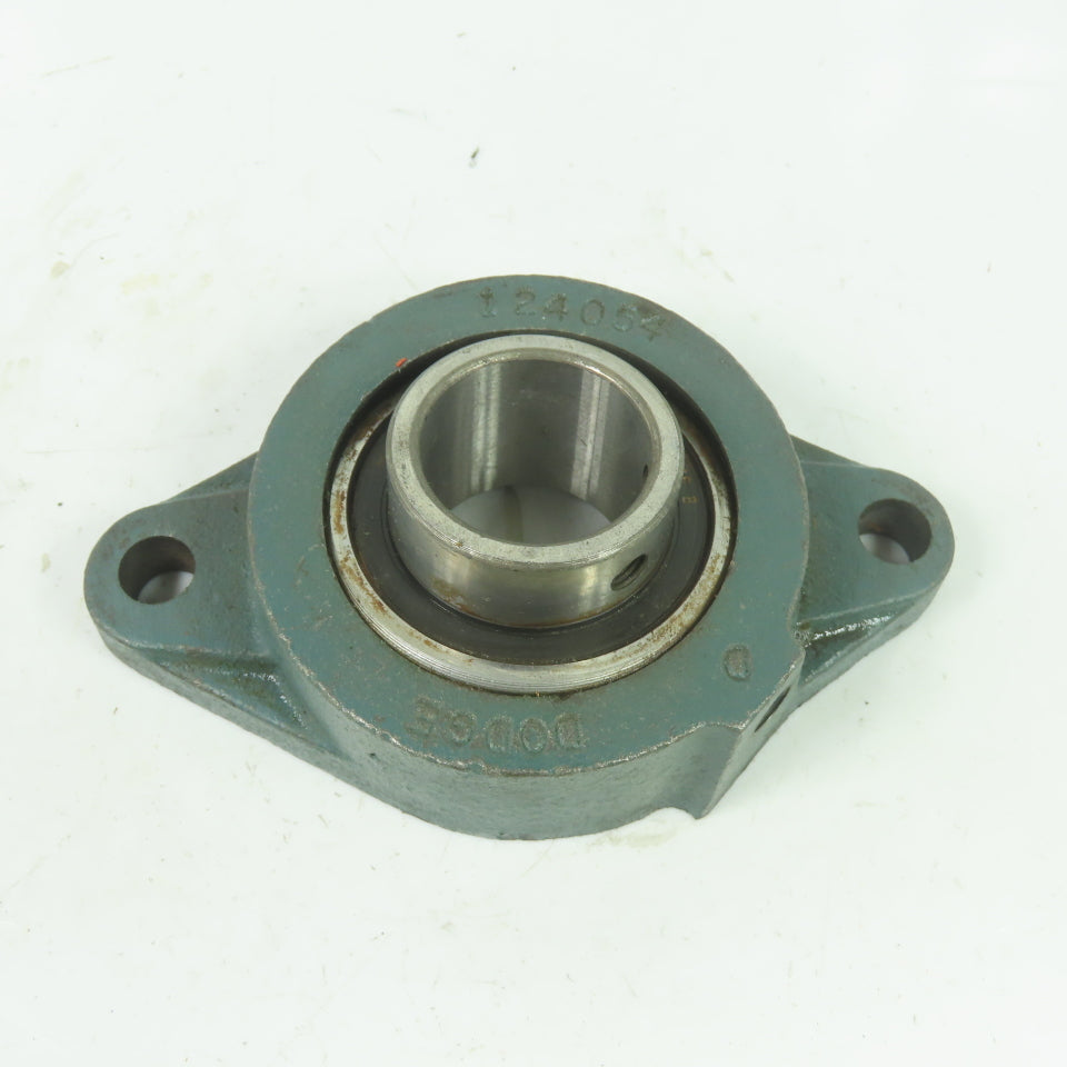 Dodge 124054 2-Bolt Flange-Mount Ball Bearing 1-7/16" Bore
