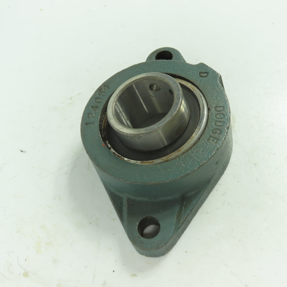 Dodge 124054 2-Bolt Flange-Mount Ball Bearing 1-7/16" Bore