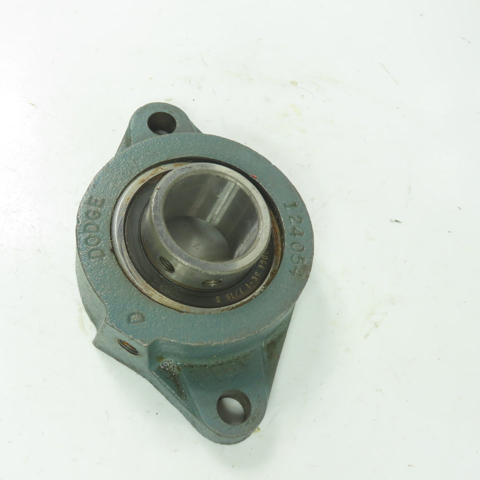 Dodge 124054 2-Bolt Flange-Mount Ball Bearing 1-7/16" Bore