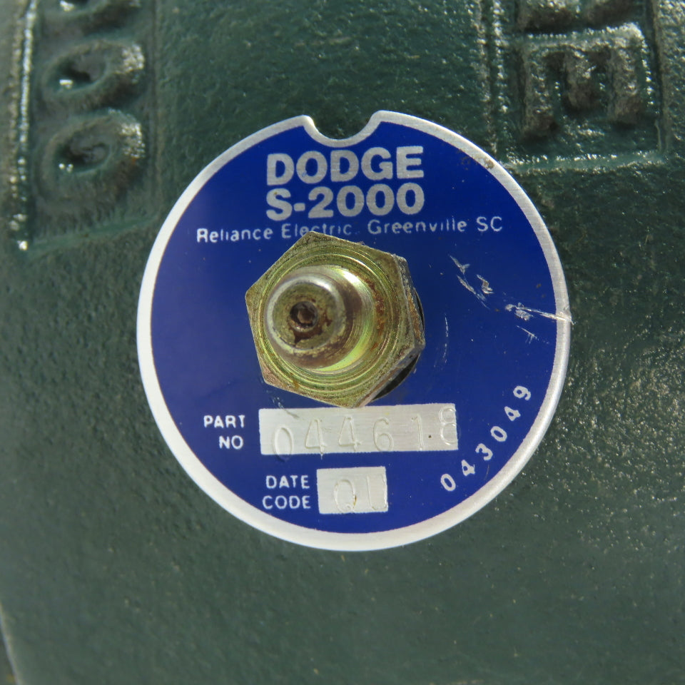 Dodge 044618 S-2000 2-Bolt Pillow Block Ball Bearing 1-15/16" Bore