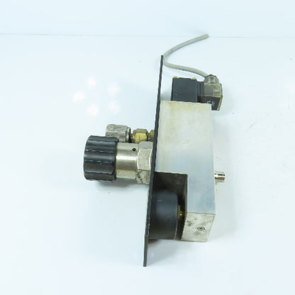 H. Lüdi + Co AG 398975 02 Oxygen Regulator W/ Gauge & Solenoid Burkert 136581H