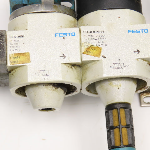 Parker 1/2" NPT Compressed Air Filter Regulator W/ Festo Shut Off