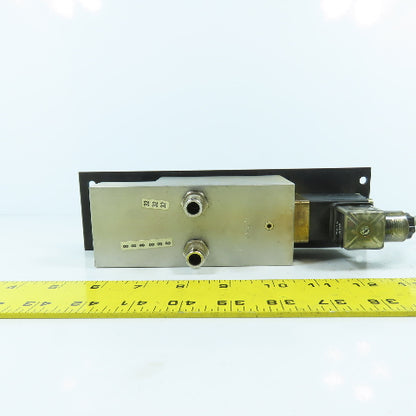 H. Lüdi + Co AG 198450 Nitrogen N2 Regulator W/ Gauge & Solenoid Burkert 136581H