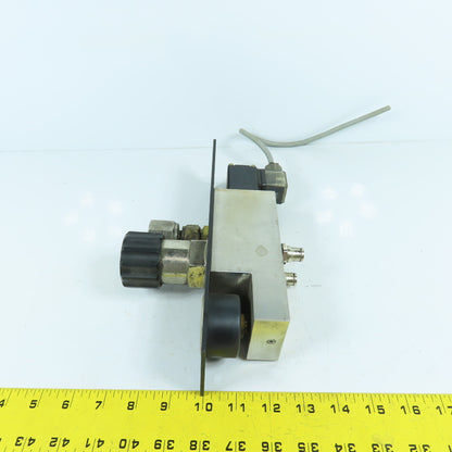 H. Lüdi + Co AG 198450 Nitrogen N2 Regulator W/ Gauge & Solenoid Burkert 136581H