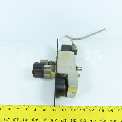 H. Lüdi + Co AG 198450 Nitrogen N2 Regulator W/ Gauge & Solenoid Burkert 136581H