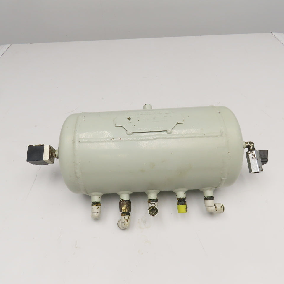 Bomeca 6 Liter 8 Port Compressed Air Receiver Manifold Tank W/ Pressure Switch