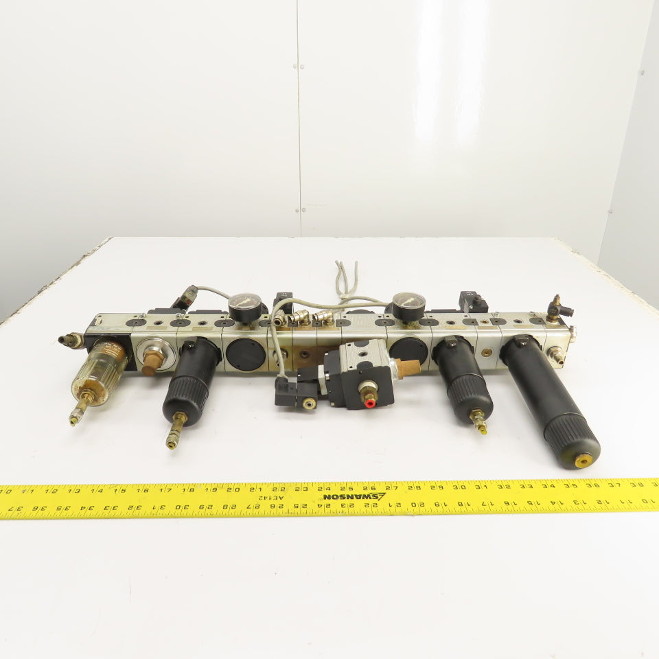 Almotion BV Knocks Multi-Fix FRL Air Regulation Unit W/ Filters & Solenoids