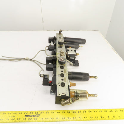 Almotion BV Knocks Multi-Fix FRL Air Regulation Unit W/ Filters & Solenoids