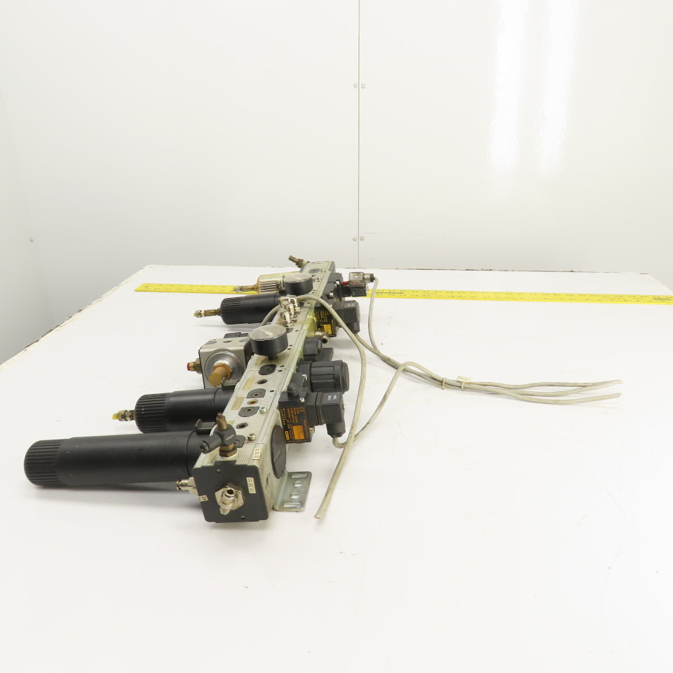 Almotion BV Knocks Multi-Fix FRL Air Regulation Unit W/ Filters & Solenoids