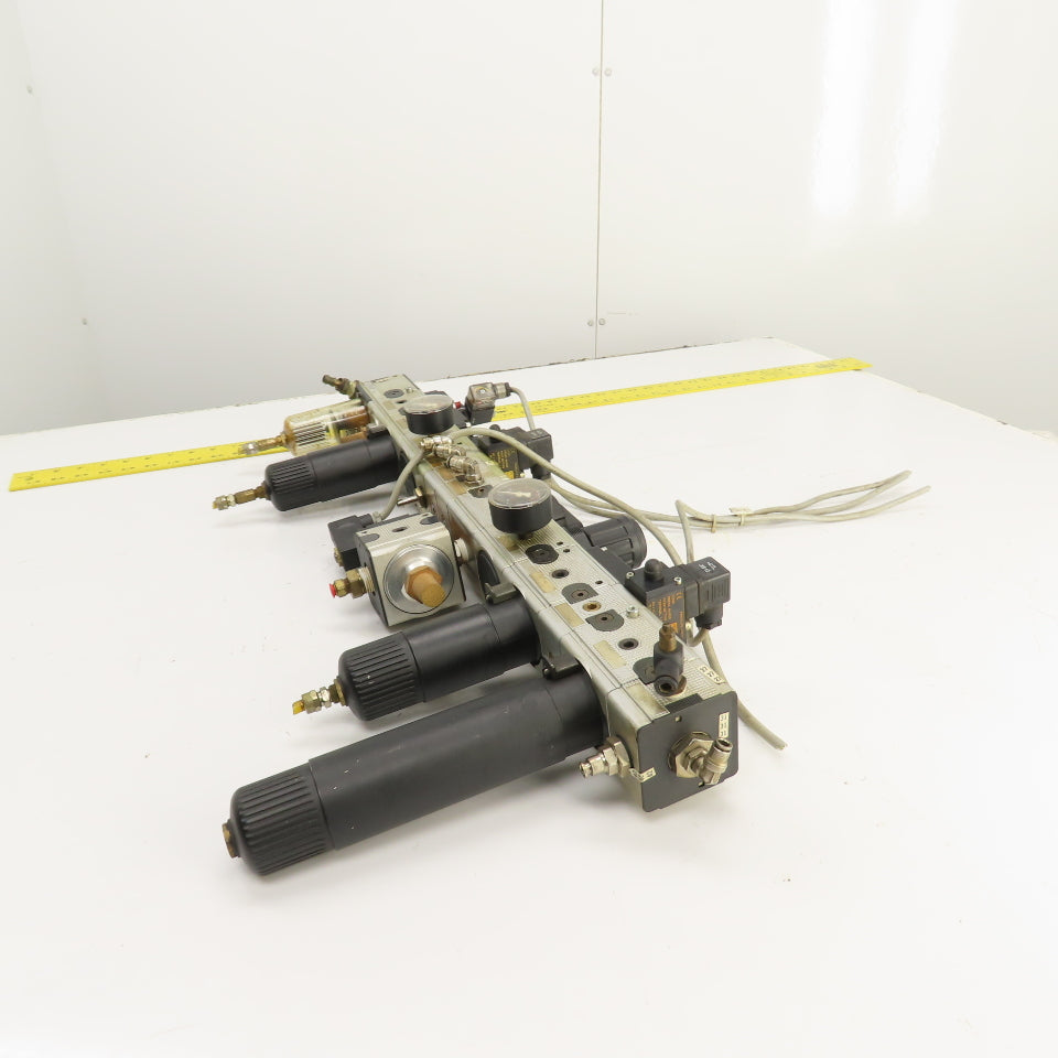 Almotion BV Knocks Multi-Fix FRL Air Regulation Unit W/ Filters & Solenoids