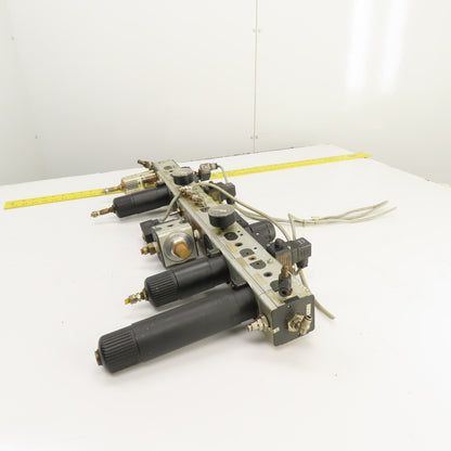 Almotion BV Knocks Multi-Fix FRL Air Regulation Unit W/ Filters & Solenoids