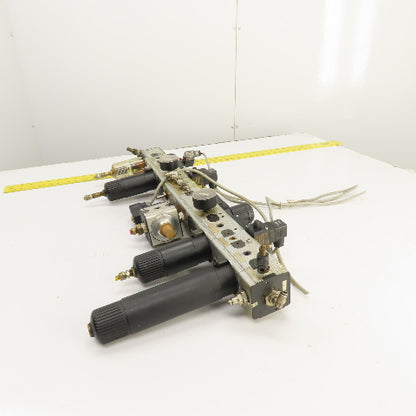 Almotion BV Knocks Multi-Fix FRL Air Regulation Unit W/ Filters & Solenoids
