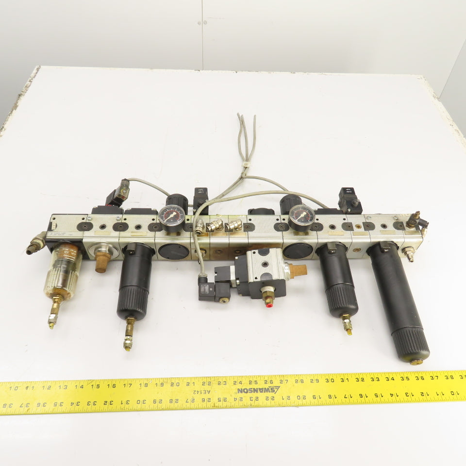 Almotion BV Knocks Multi-Fix FRL Air Regulation Unit W/ Filters & Solenoids