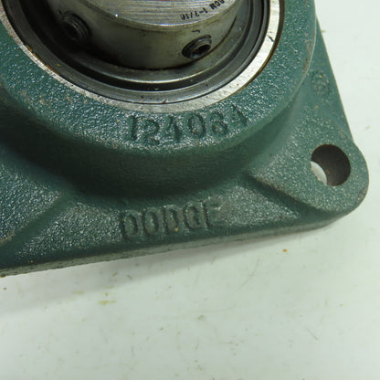 Dodge 124064 4-Bolt Flange-Mount Ball Bearing 1-7/16" Bore