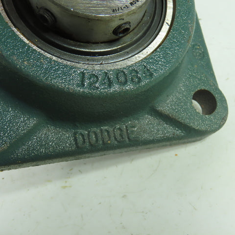 Dodge 124064 4-Bolt Flange-Mount Ball Bearing 1-7/16" Bore