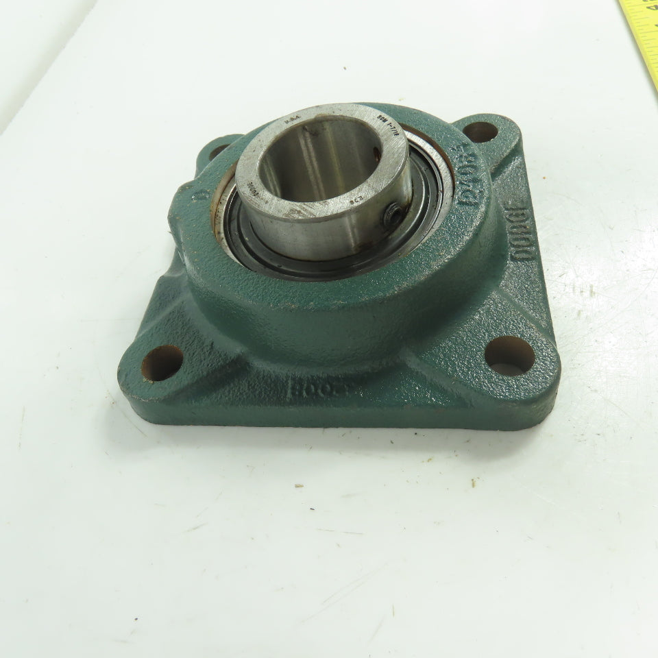 Dodge 124064 4-Bolt Flange-Mount Ball Bearing 1-7/16" Bore