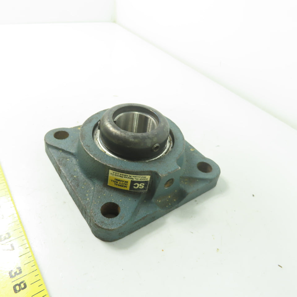 Dodge SC 4-Bolt Flange-Mount Ball Bearing 1-1/4" Bore
