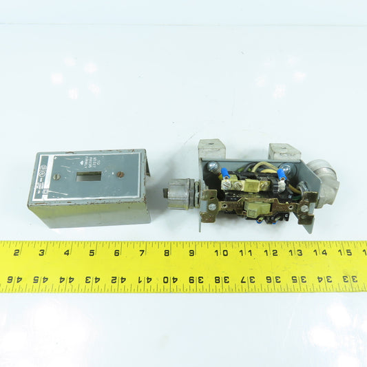 Square D 1HP 230V Single Phase Fractional Horsepower Manual Motor Starter