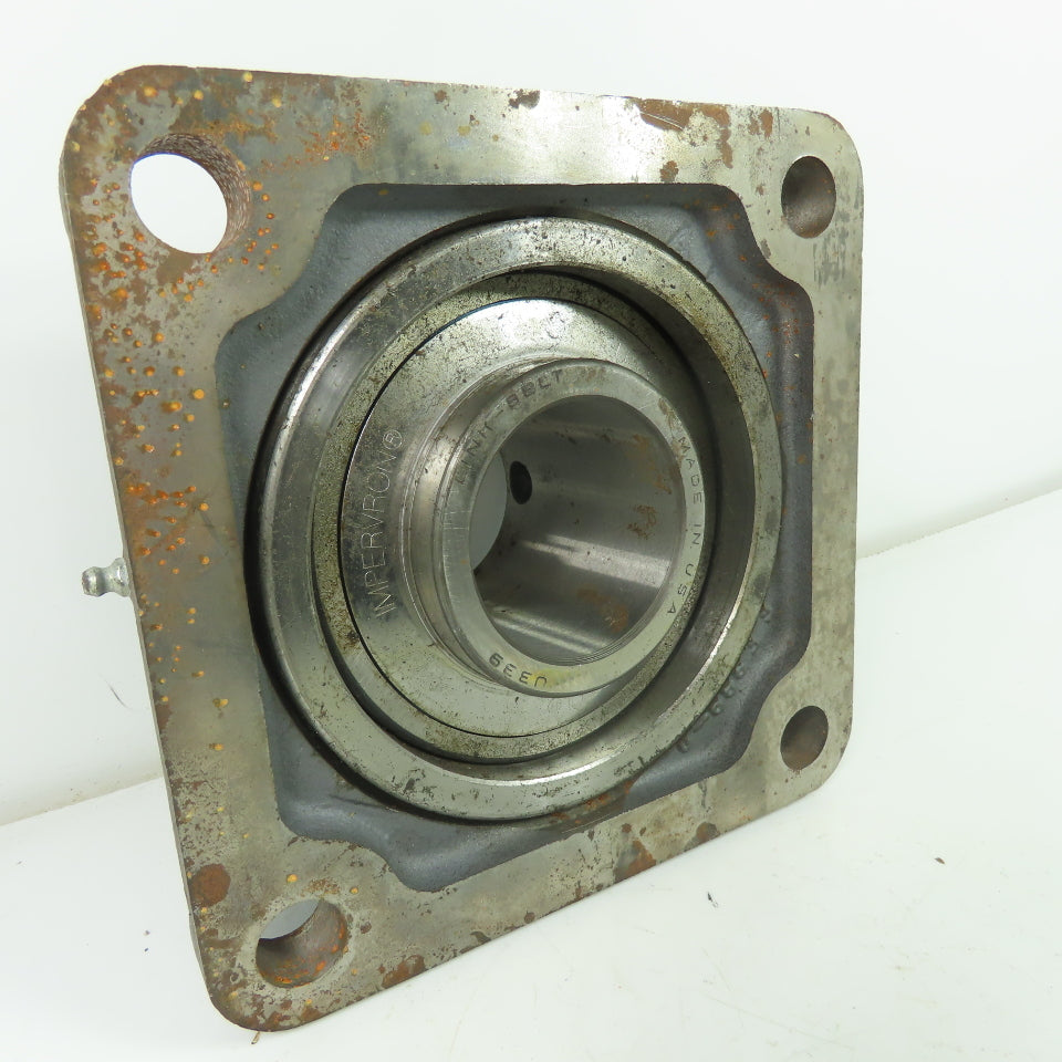 Link Belt FE-U339 4-Bolt Flange-Mount Ball Bearing 2-7/16" Bore