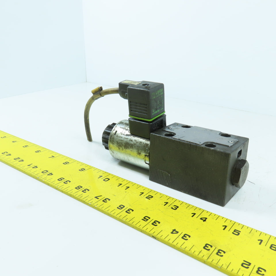 Denison 4D01 3101 0601 B1G0Q Single Solenoid Hydraulic Directional Valve 24VDC