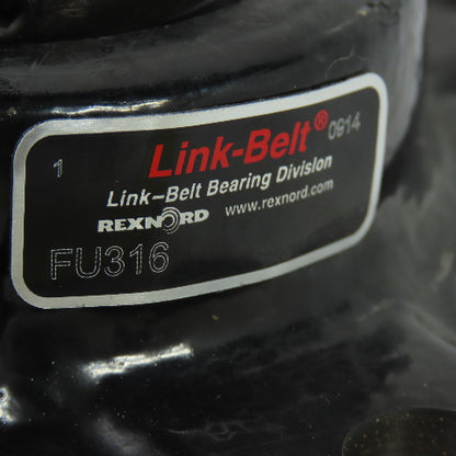 Link Belt FU316 4-Bolt Flange-Mount Ball Bearing 1" Bore