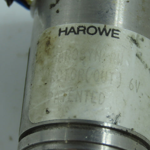 Harowe 11BRW-300-F1/6 Brushless Resolver 6V Rotor 12V Stator Glentek GM4000-105B