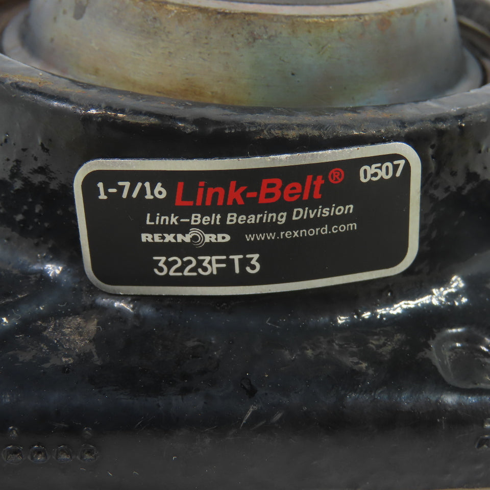 Link Belt 3223FT3 4-Bolt Flange-Mount Ball Bearing 1" Bore