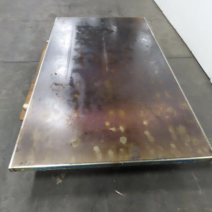 45-3/4" x 80" Steel Hot Oil Heat Transfer Plate 2" Thick