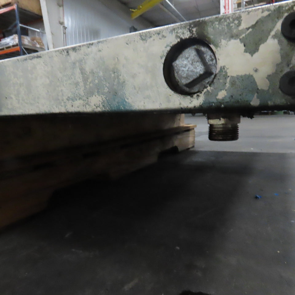 45-3/4" x 80" Steel Hot Oil Heat Transfer Plate 2" Thick