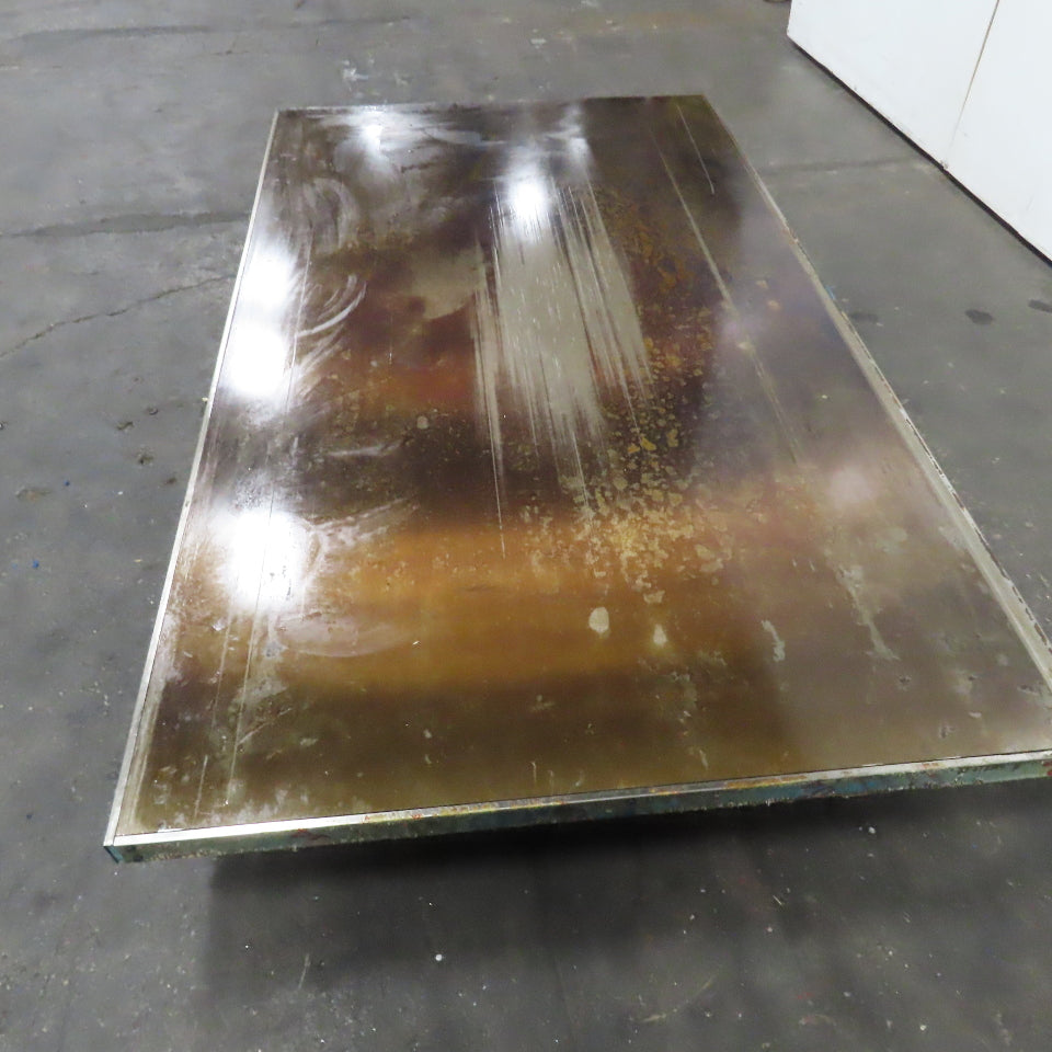45-3/4" x 80" Steel Hot Oil Heat Transfer Plate 2" Thick
