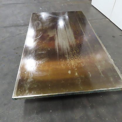 45-3/4" x 80" Steel Hot Oil Heat Transfer Plate 2" Thick