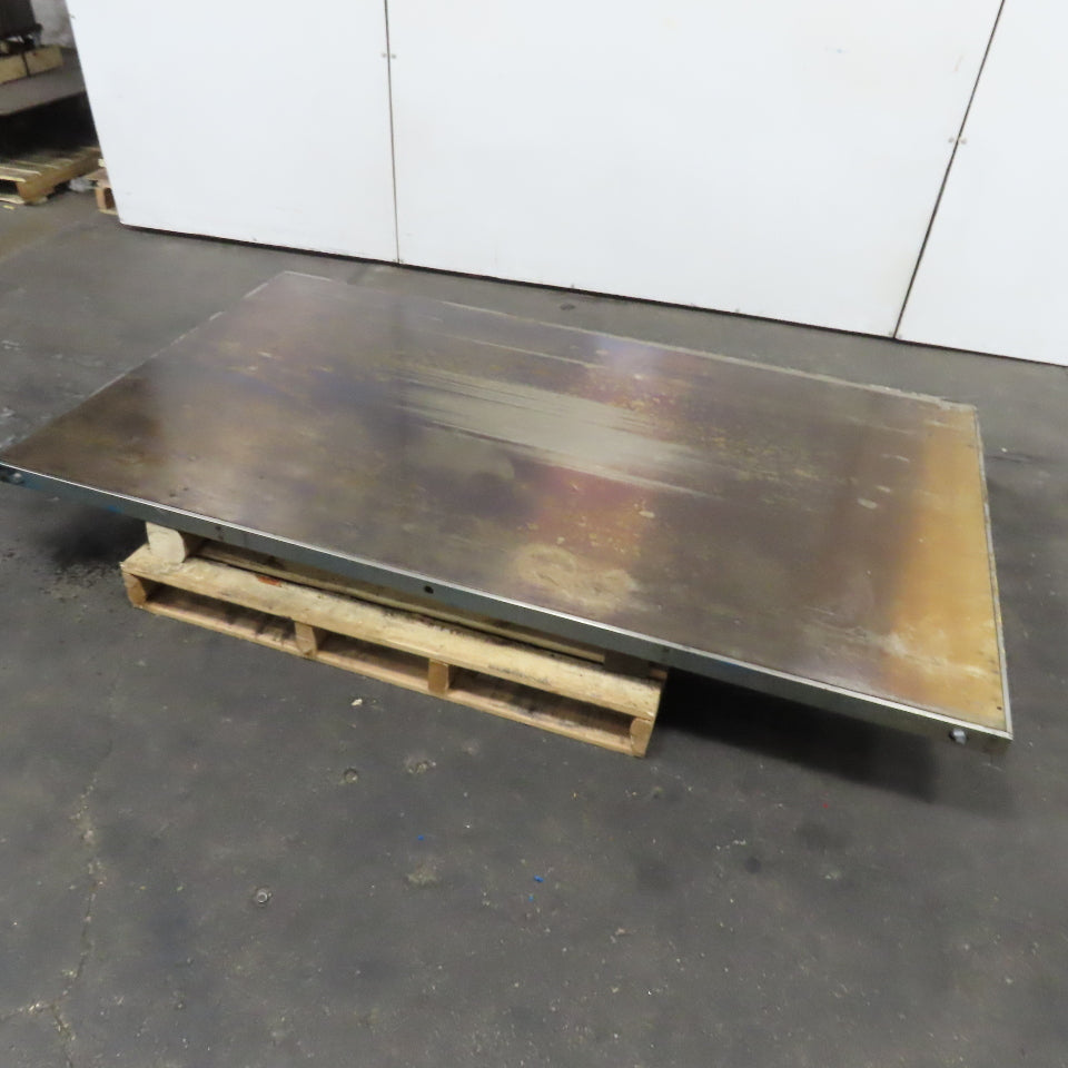 45-3/4" x 80" Steel Hot Oil Heat Transfer Plate 2" Thick